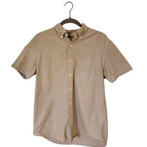 American Eagle Beige Button Down Shirt